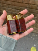 فندک دور چرم طرح عقاب طلایی +ارسال رایگان