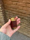 فندک دور چرم طرح عقاب طلایی +ارسال رایگان
